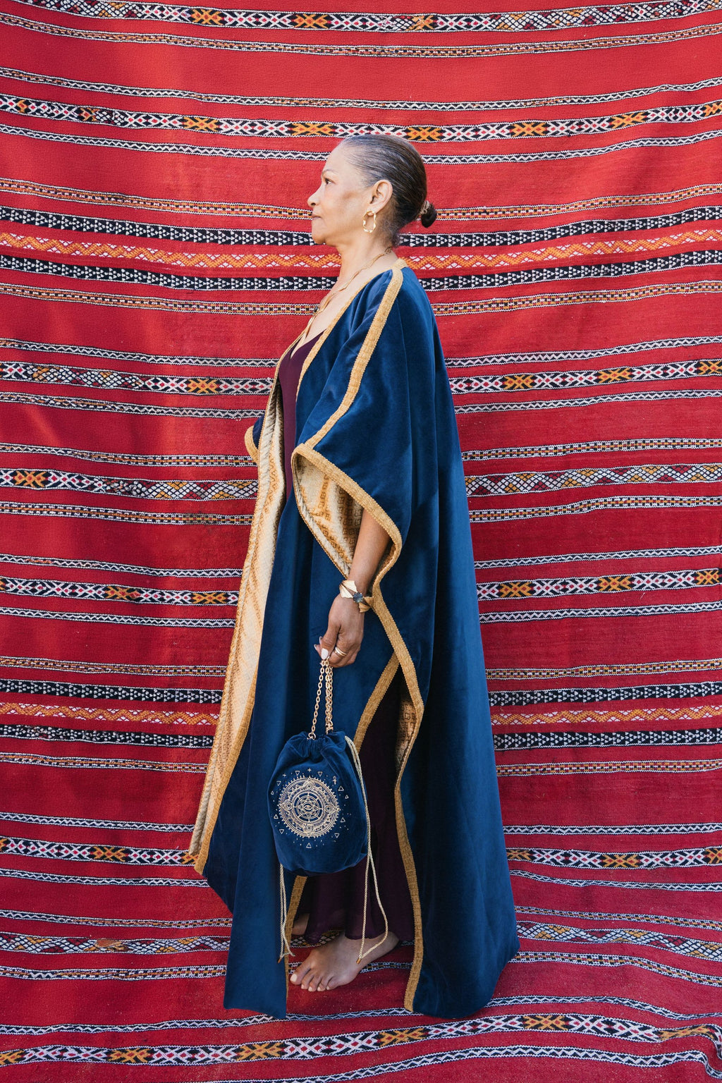 Ankh Kaftan Midnight Blue