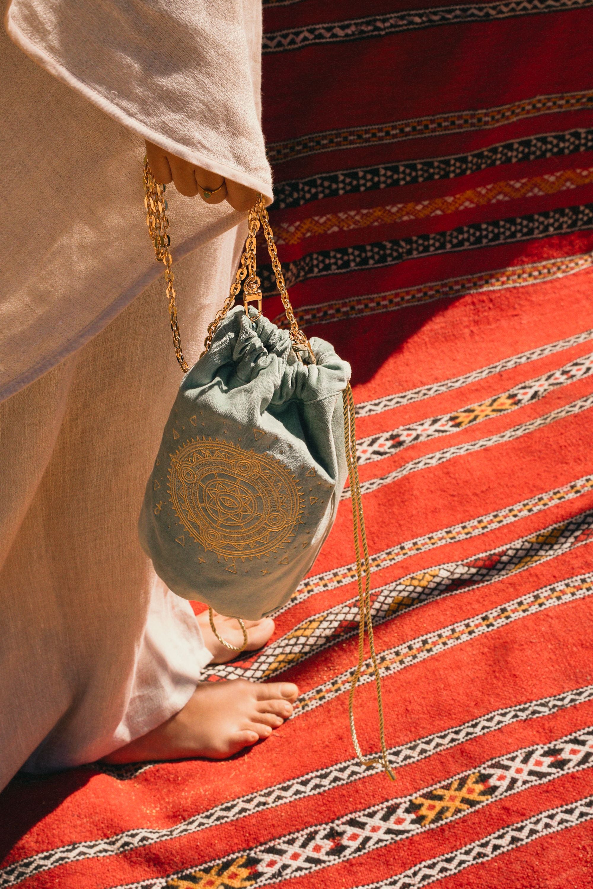 Ankh Mini Bag Nile Jade