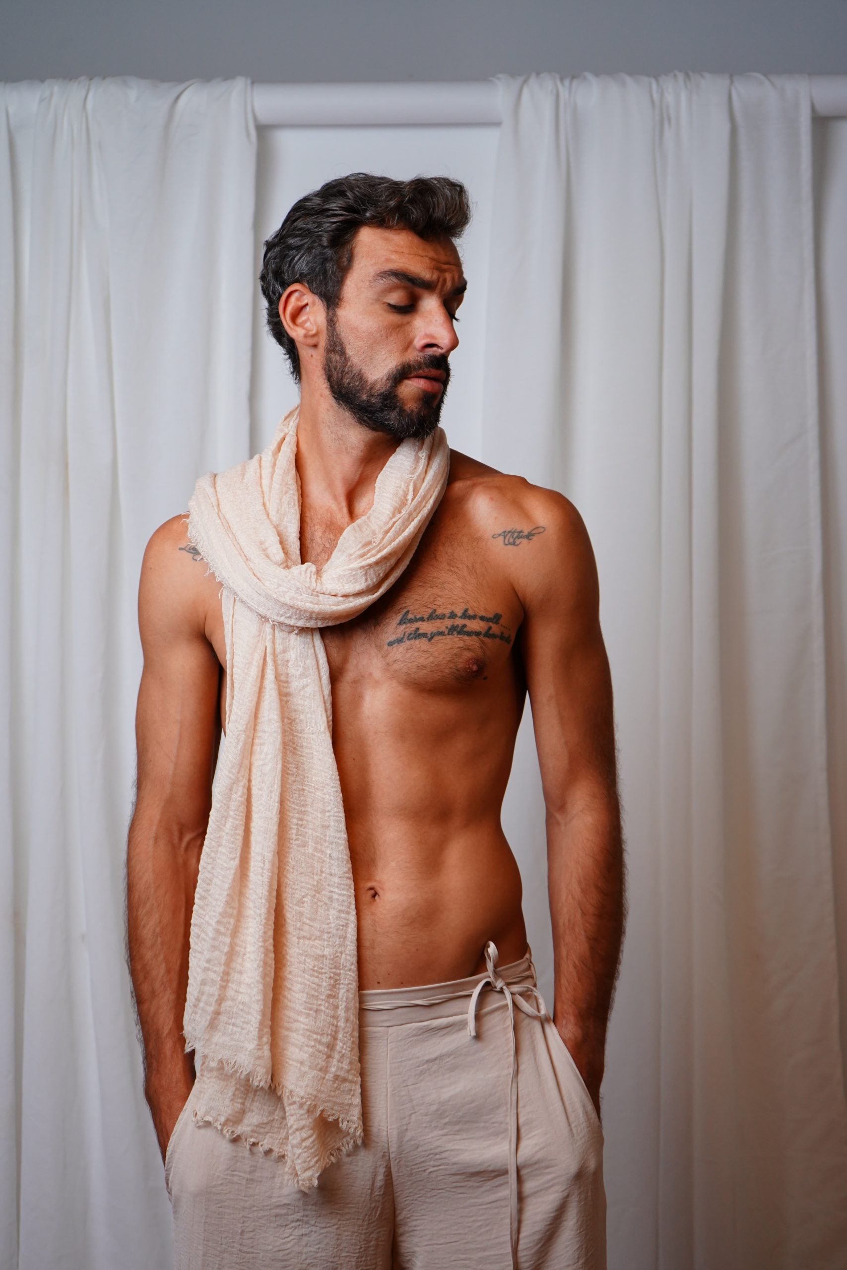 Invoking Scarf Beige