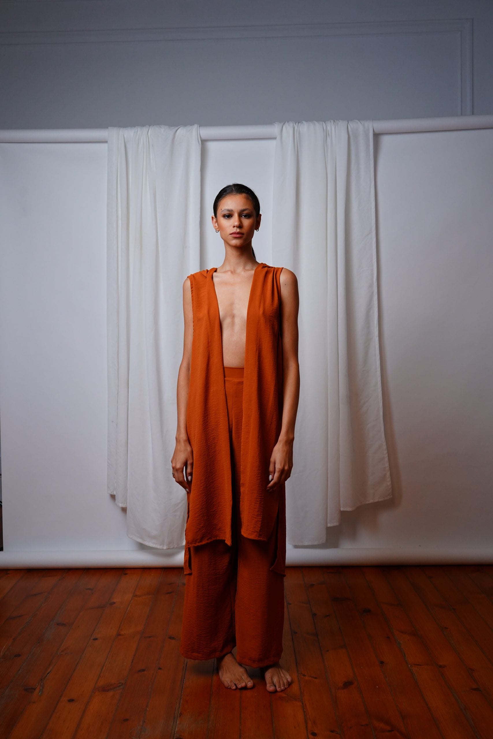 Kalinka - Kimono and Pants Terracotta