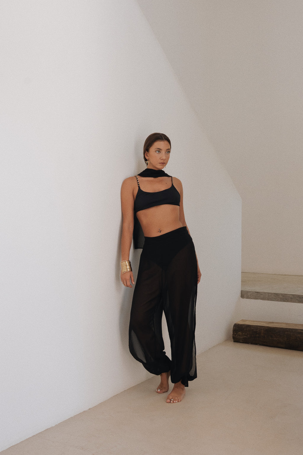 Essentials Flowy Pants - Black