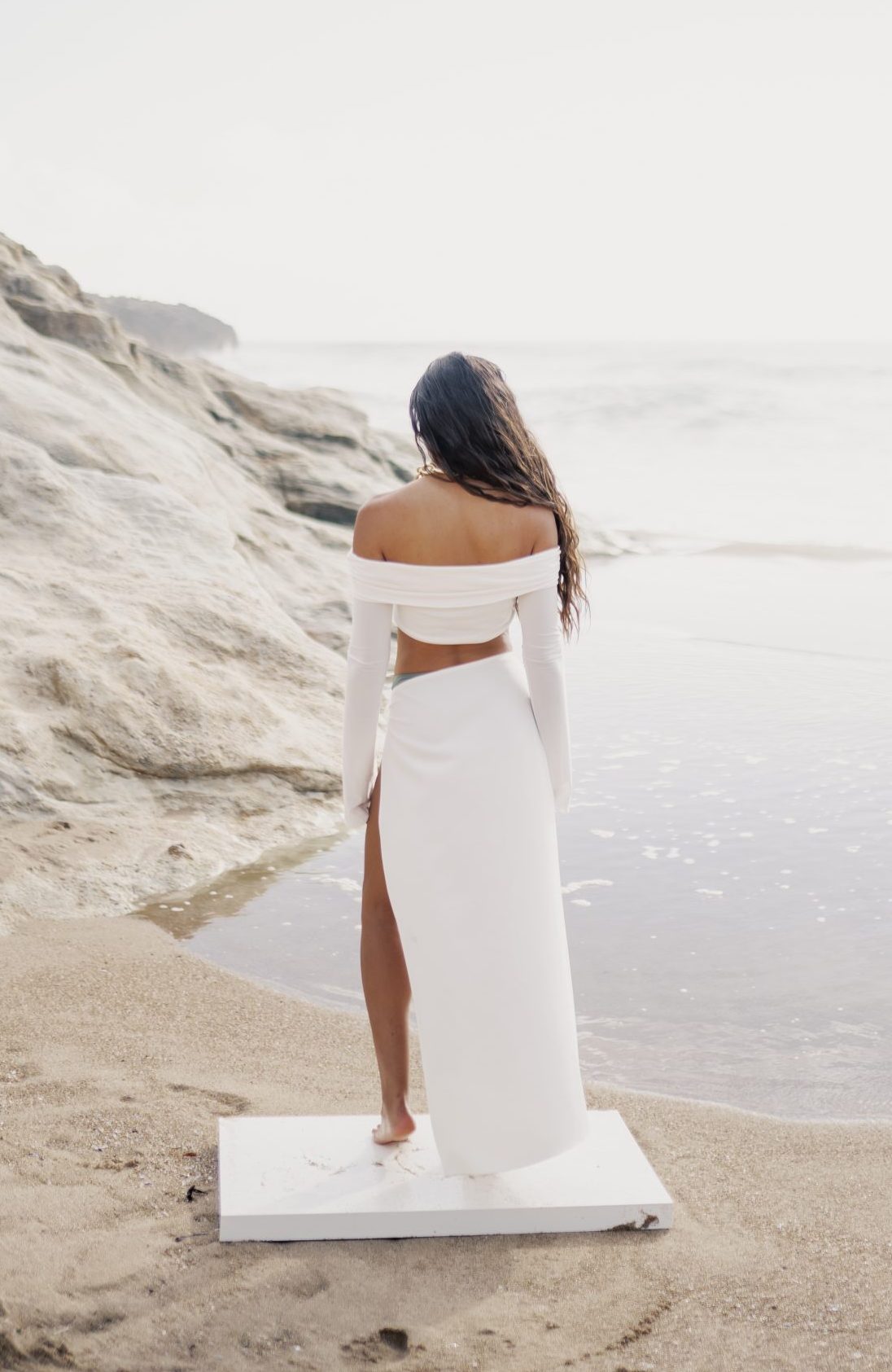 Breeze | Skirt and Bandeau Set with Sleeves