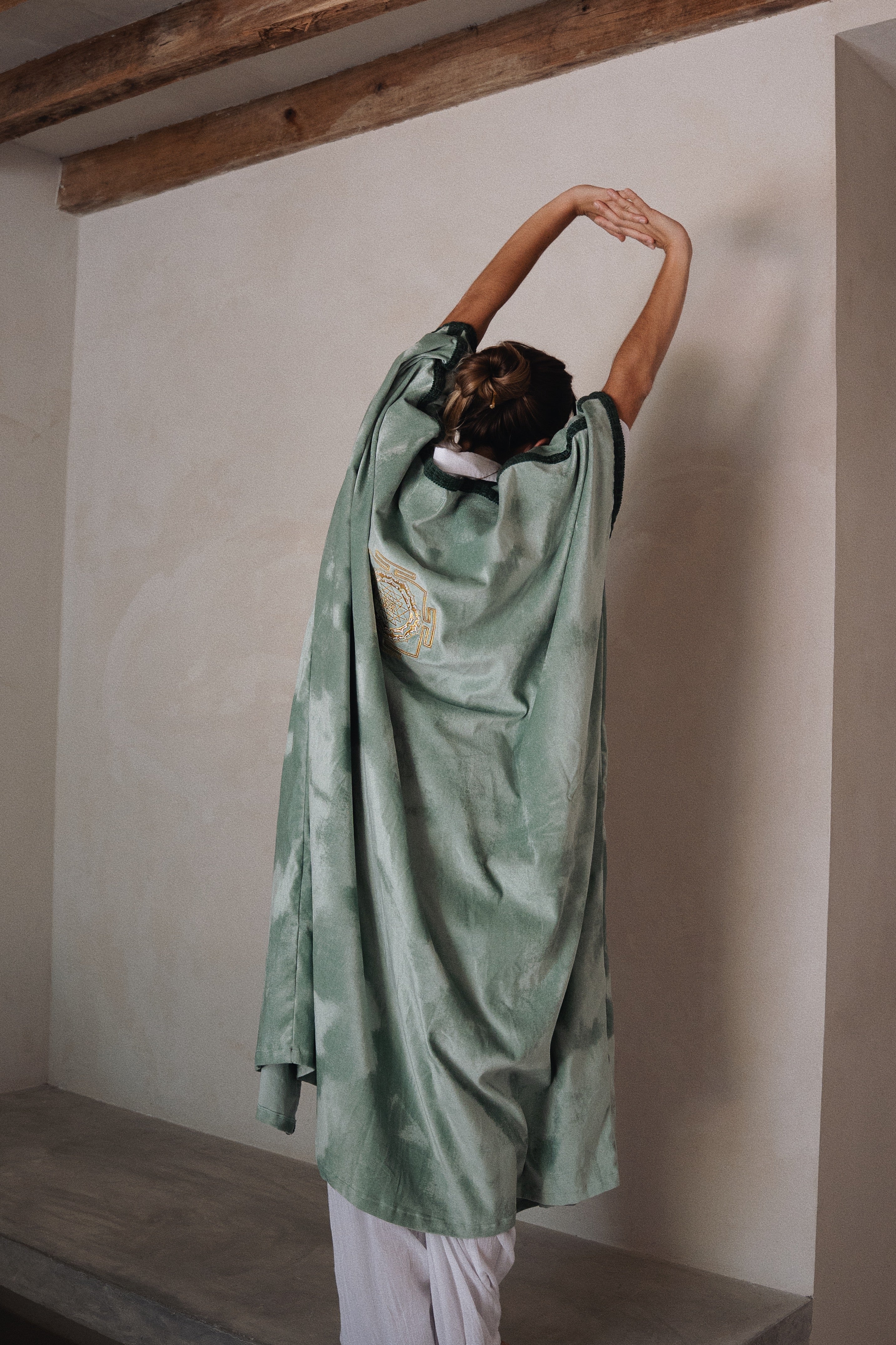 Kimono Alkimia  - Green Velvet