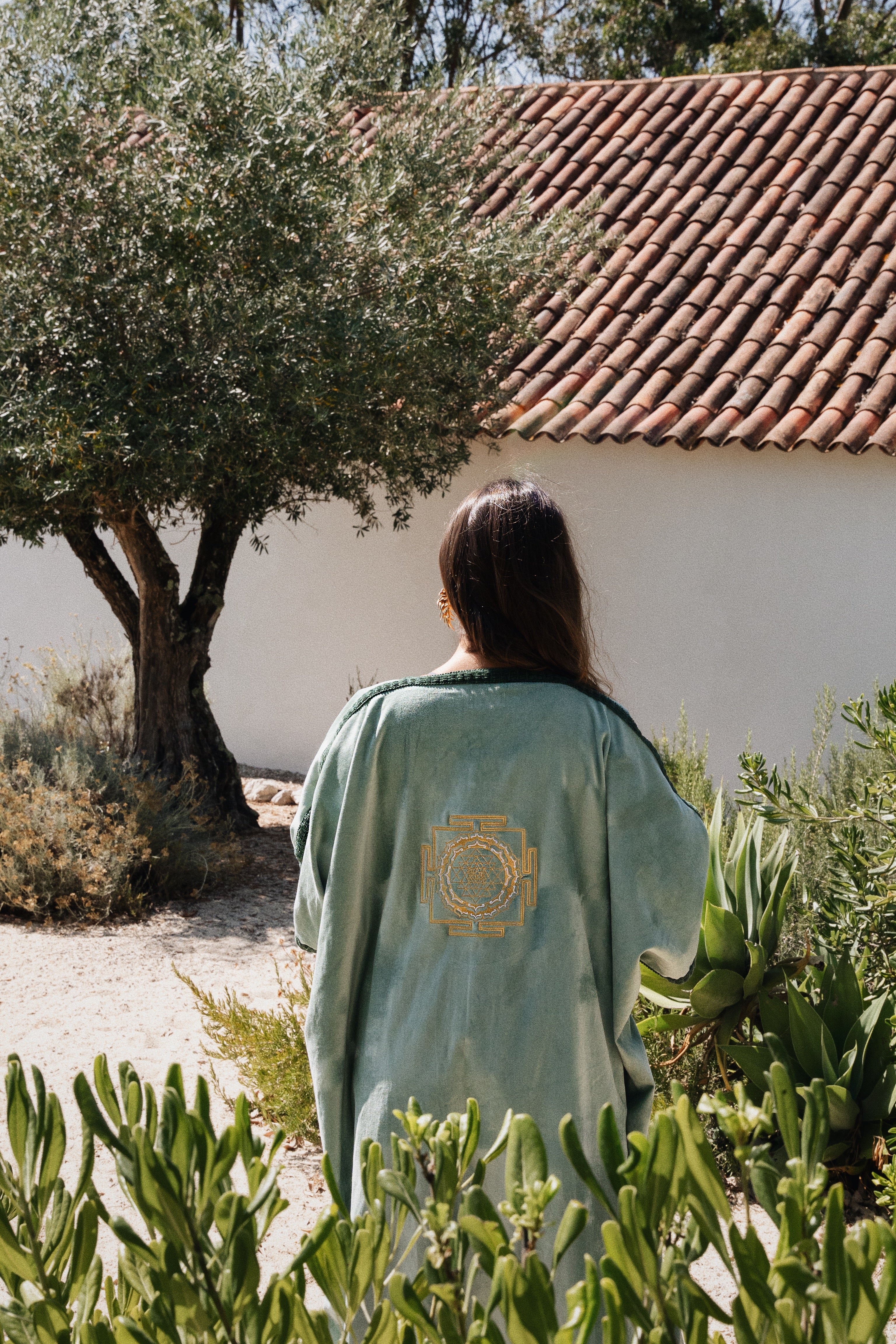 Kimono Alkimia  - Green Velvet