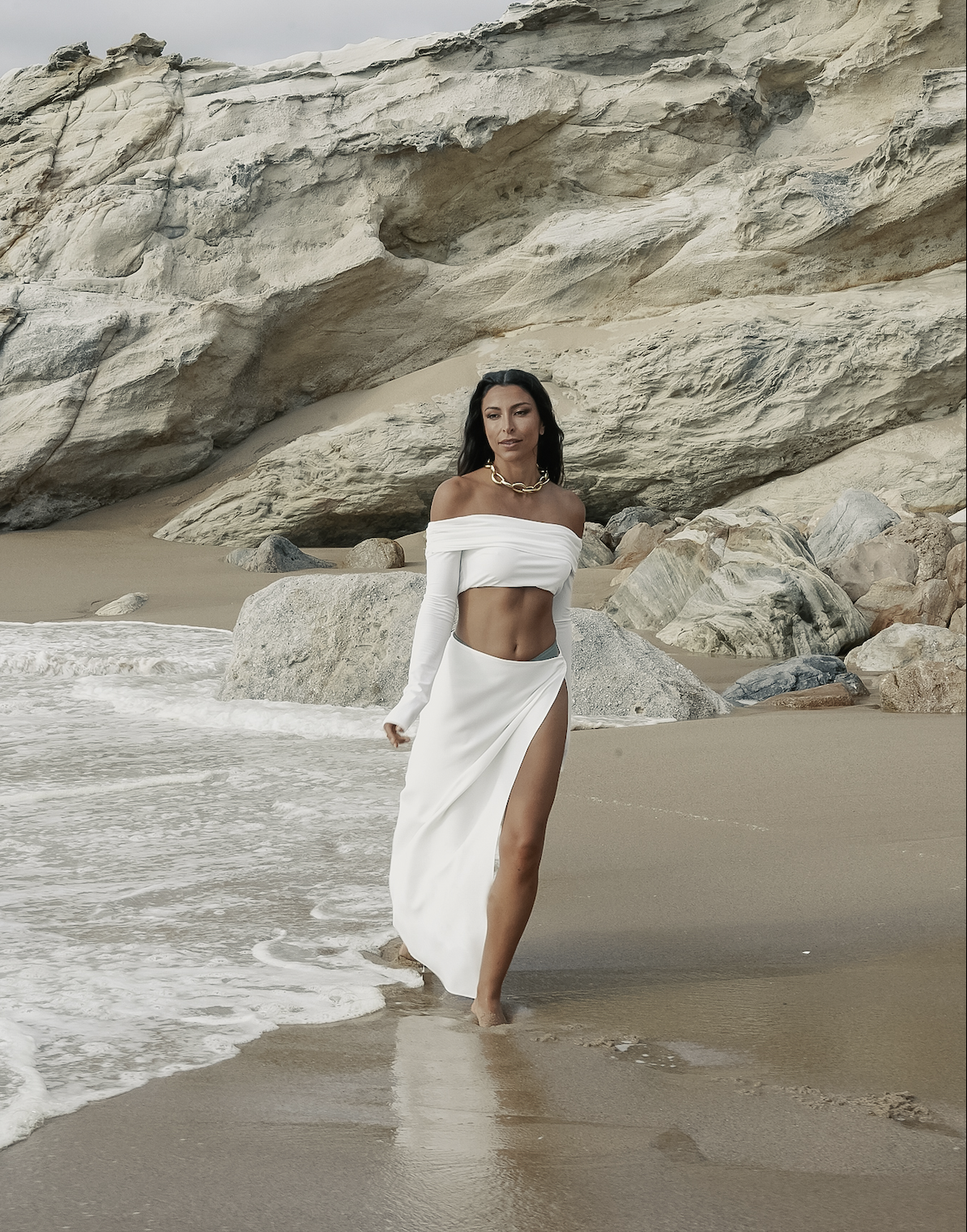 Breeze | Skirt and Bandeau Set with Sleeves