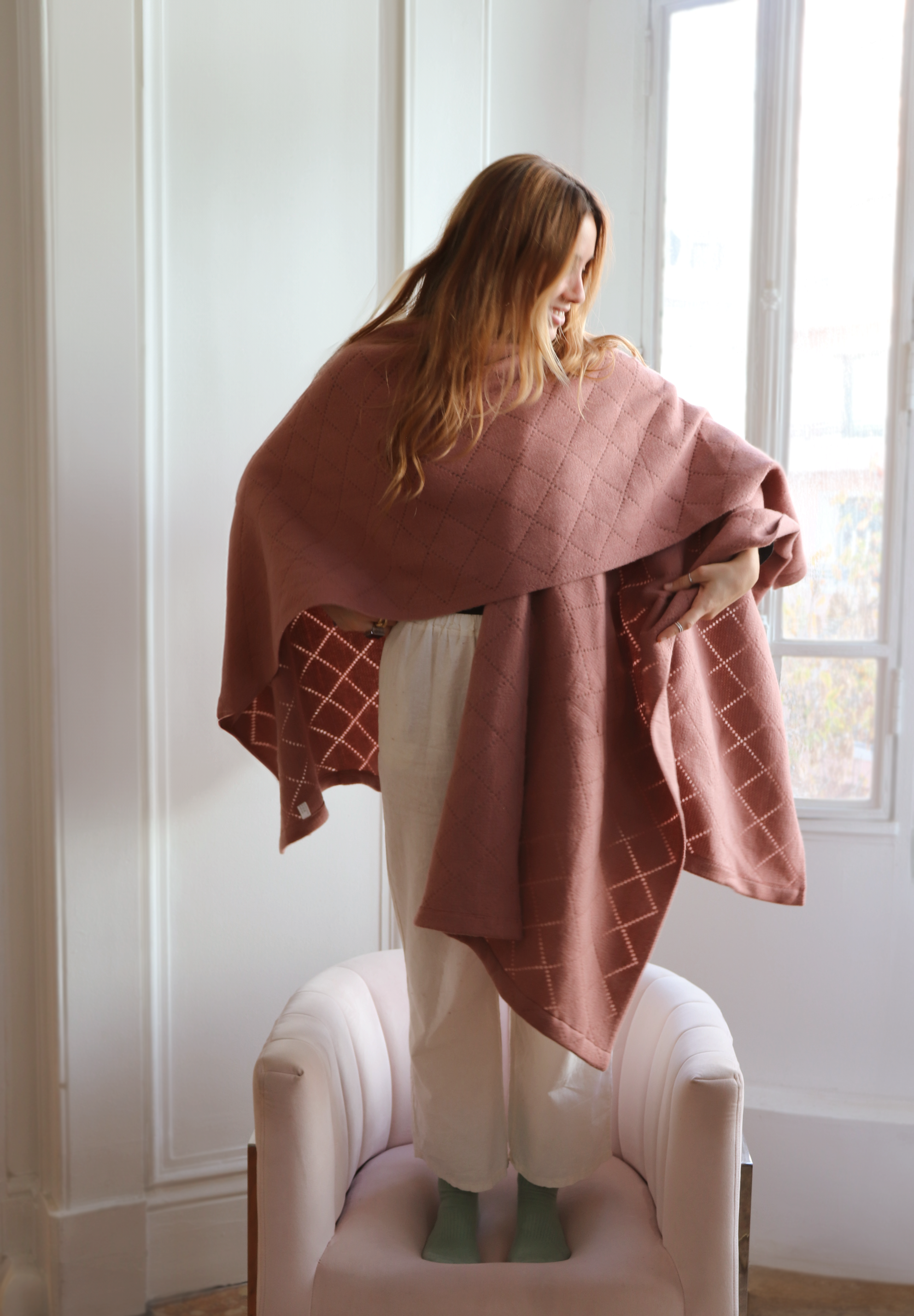 Kallpa Poncho Pink
