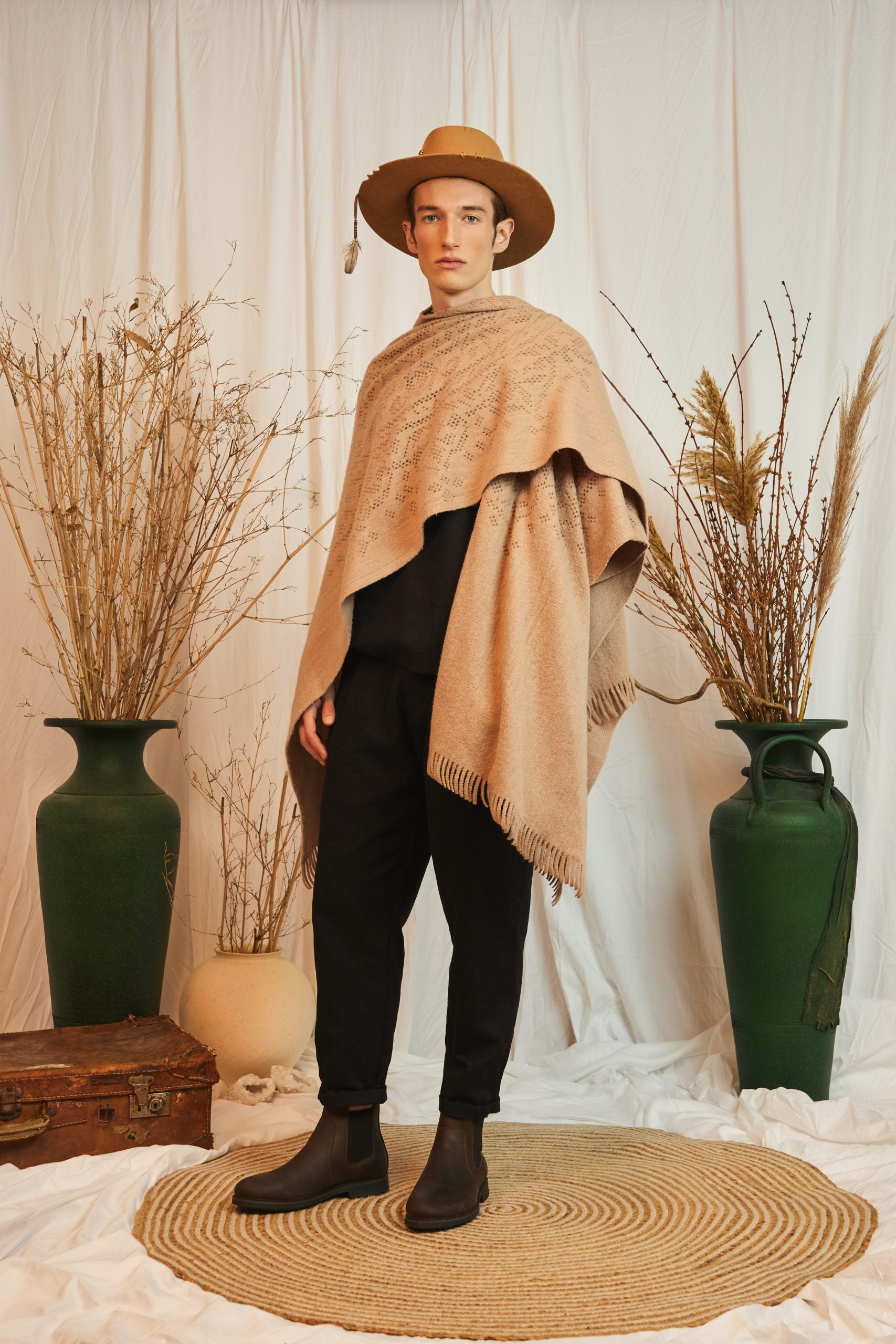 Kallpa Poncho Beige