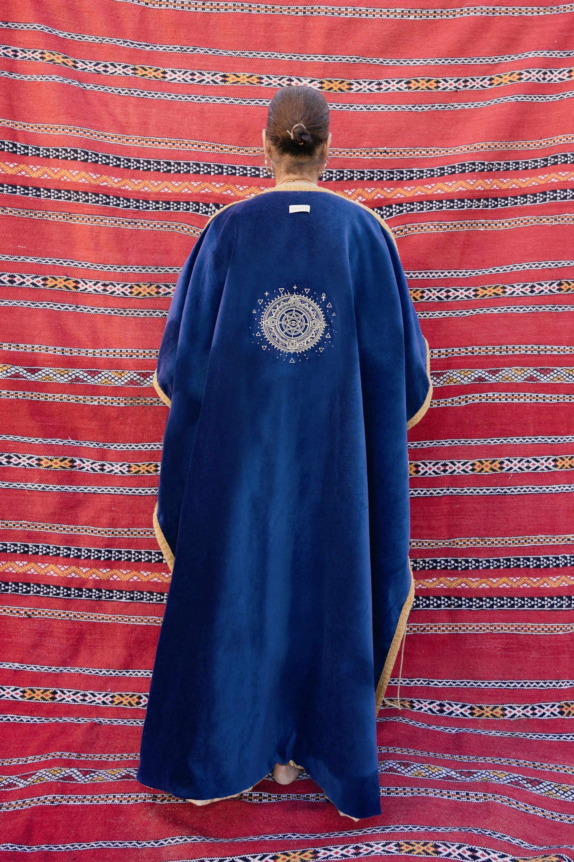 Ankh Kaftan Midnight Blue