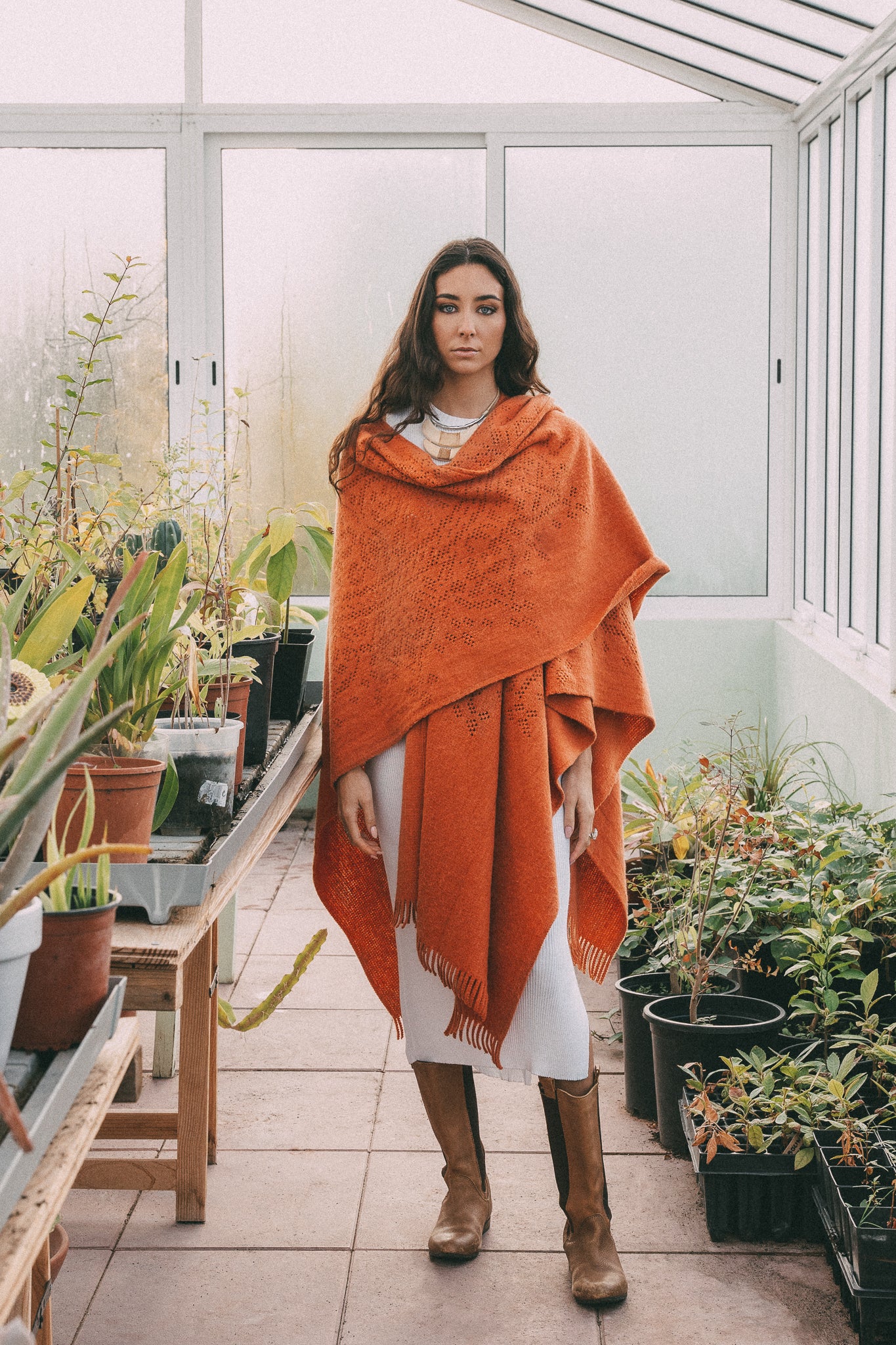 Kallpa Poncho Terracotta